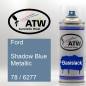Preview: Ford, Shadow Blue Metallic, 78 / 6277: 400ml Sprühdose, von ATW Autoteile West.